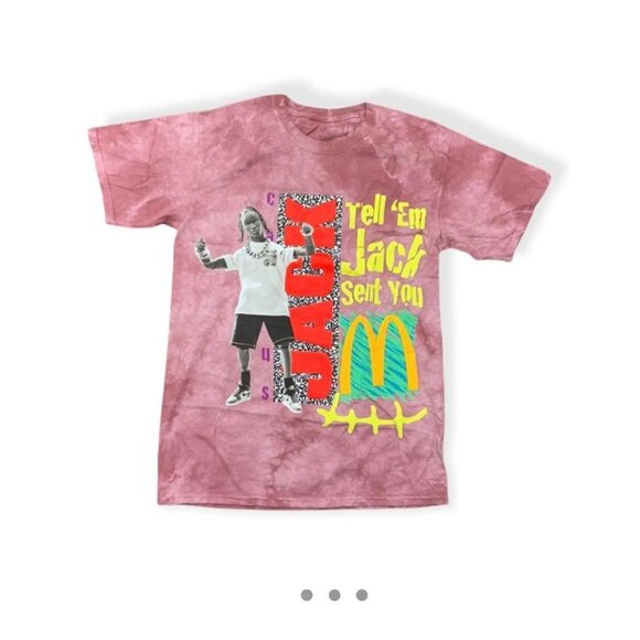 Travis Scott x McDonald's Limited Edition Cactus Jack Tie-Dye T-Shirt - Size M